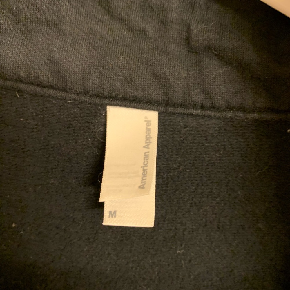 B&W Color Guard American Apparel zip up sz M - Picture 2 of 3